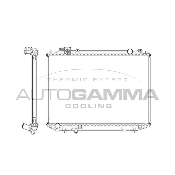 Radiatorius, variklio aušinimas AUTOGAMMA 104415