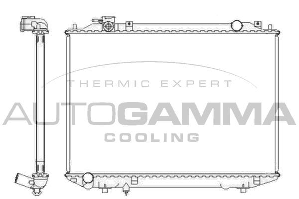 Radiatorius, variklio aušinimas AUTOGAMMA 104415