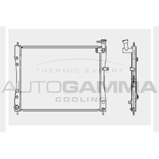 Radiatorius, variklio aušinimas AUTOGAMMA 104418