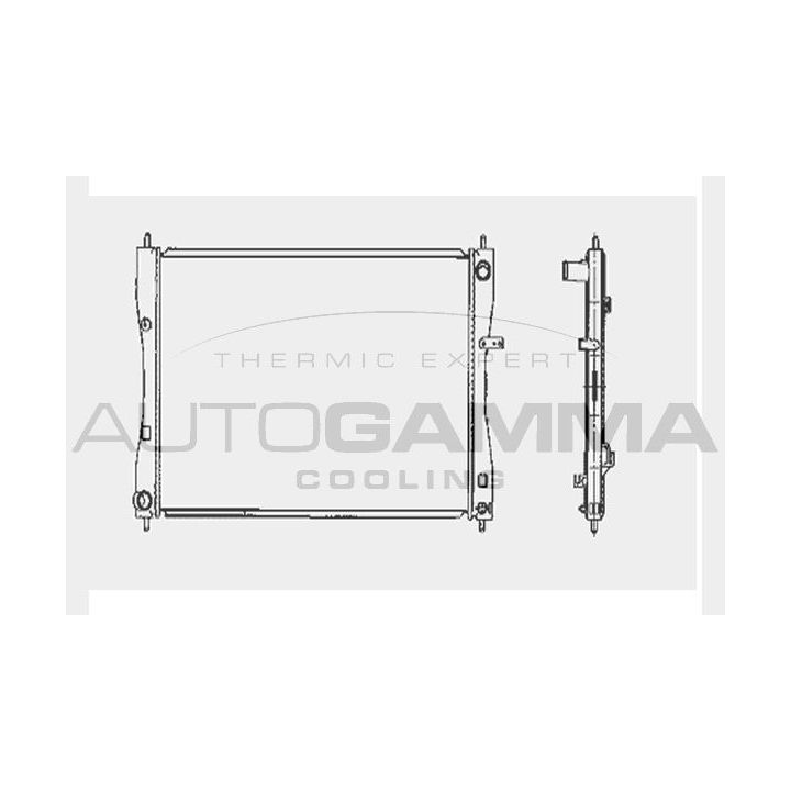 Radiatorius, variklio aušinimas AUTOGAMMA 104419