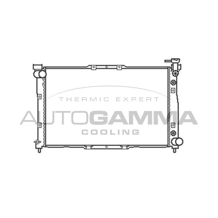 Radiatorius, variklio aušinimas AUTOGAMMA 104523