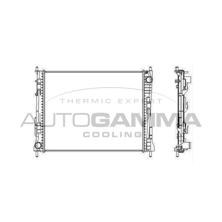 Radiatorius, variklio aušinimas AUTOGAMMA 104561