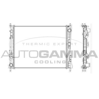 Radiatorius, variklio aušinimas AUTOGAMMA 104562