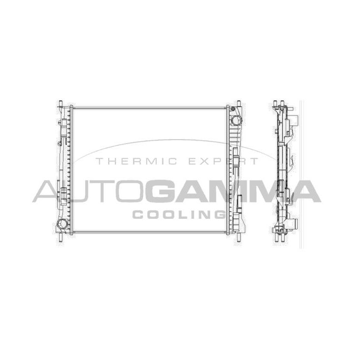 Radiatorius, variklio aušinimas AUTOGAMMA 104562