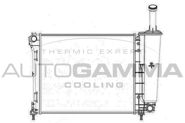 Radiatorius, variklio aušinimas AUTOGAMMA 104618