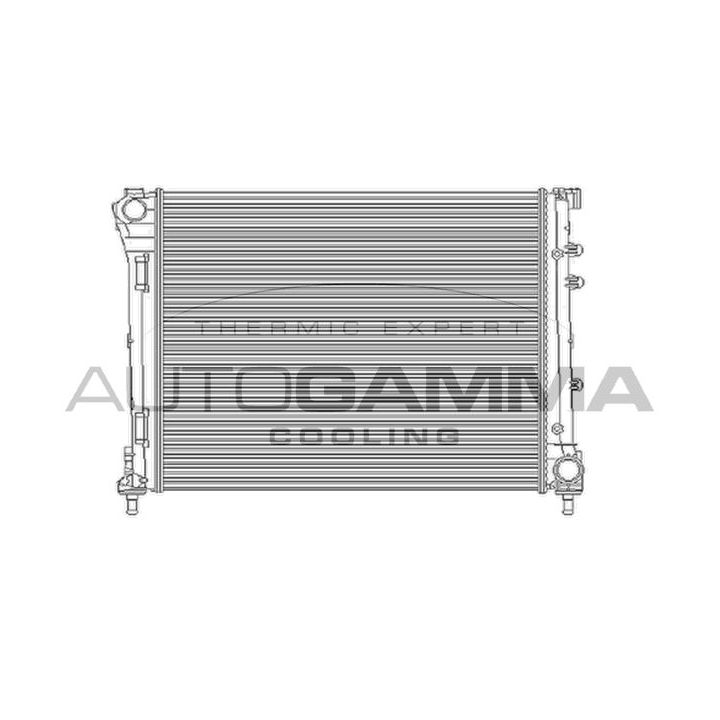 Radiatorius, variklio aušinimas AUTOGAMMA 104620