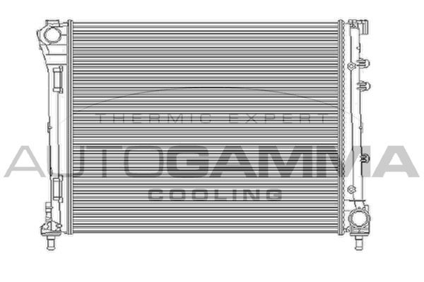 Radiatorius, variklio aušinimas AUTOGAMMA 104620