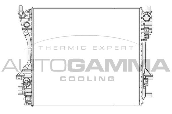 Radiatorius, variklio aušinimas AUTOGAMMA 104651