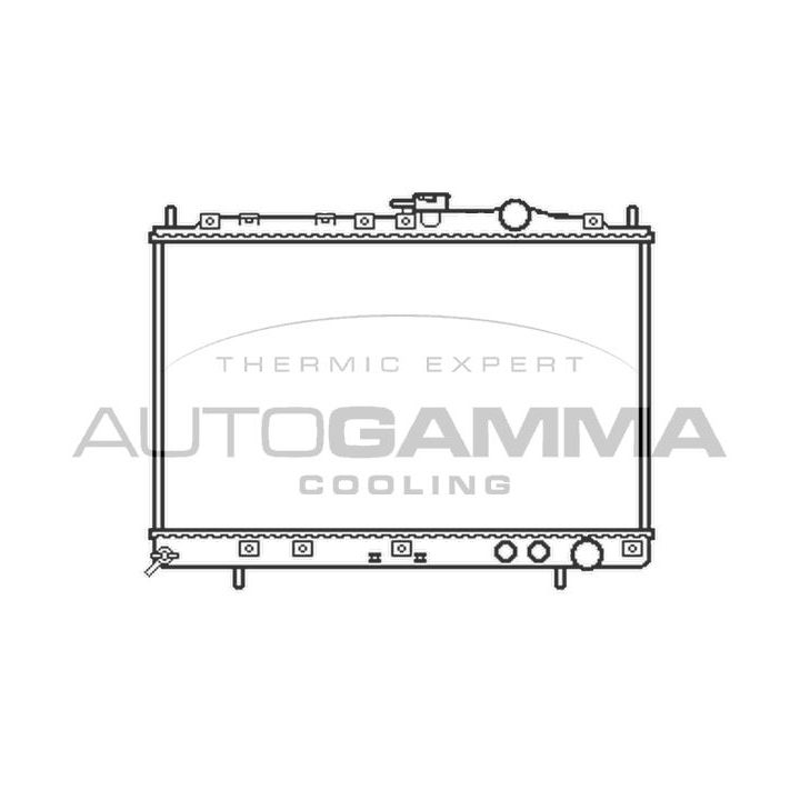Radiatorius, variklio aušinimas AUTOGAMMA 104655