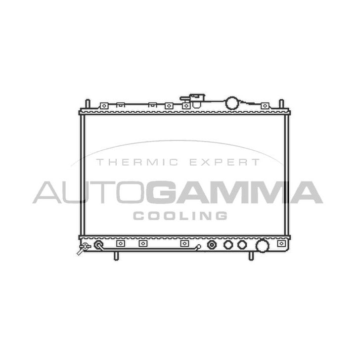 Radiatorius, variklio aušinimas AUTOGAMMA 104656