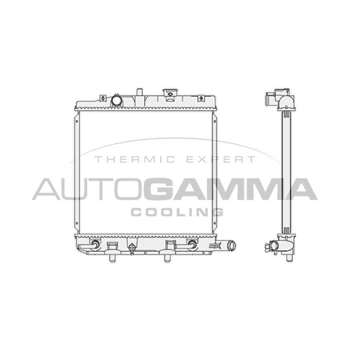 Radiatorius, variklio aušinimas AUTOGAMMA 104677