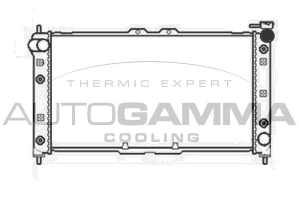 Radiatorius, variklio aušinimas AUTOGAMMA 104680