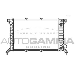 Radiatorius, variklio aušinimas AUTOGAMMA 104702