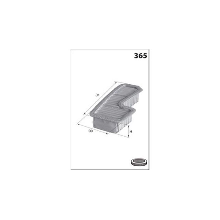 Oro filtras LUCAS LFAF433