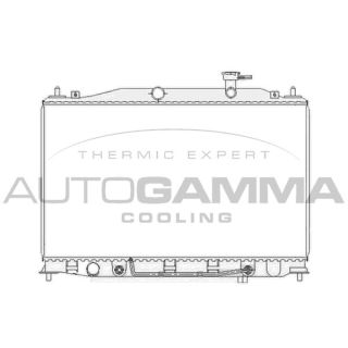 Radiatorius, variklio aušinimas AUTOGAMMA 104827