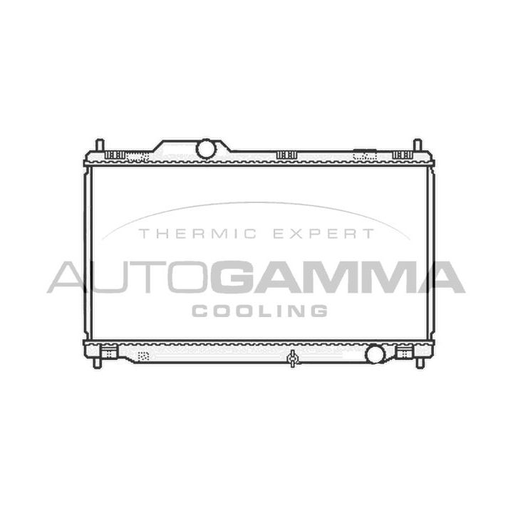 Radiatorius, variklio aušinimas AUTOGAMMA 104849