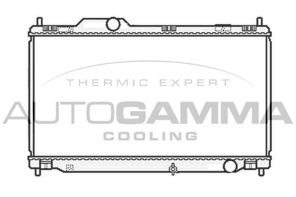 Radiatorius, variklio aušinimas AUTOGAMMA 104849