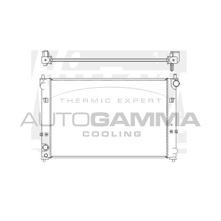 Radiatorius, variklio aušinimas AUTOGAMMA 104852