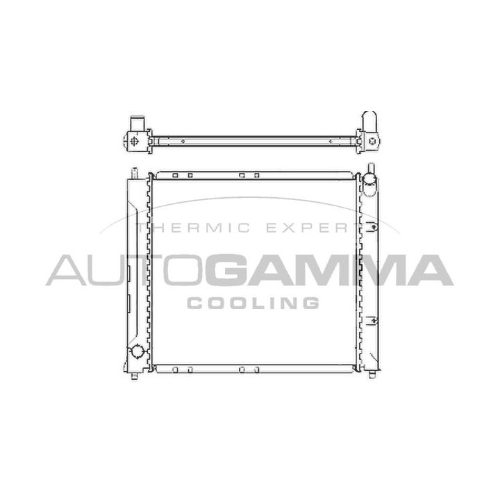 Radiatorius, variklio aušinimas AUTOGAMMA 104853