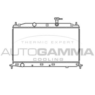 Radiatorius, variklio aušinimas AUTOGAMMA 105046