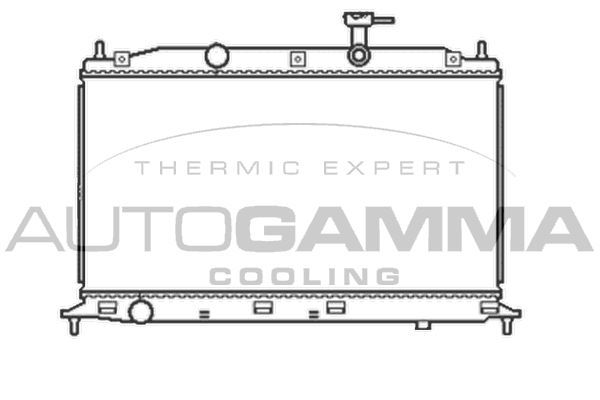Radiatorius, variklio aušinimas AUTOGAMMA 105046