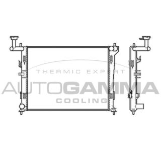 Radiatorius, variklio aušinimas AUTOGAMMA 105047