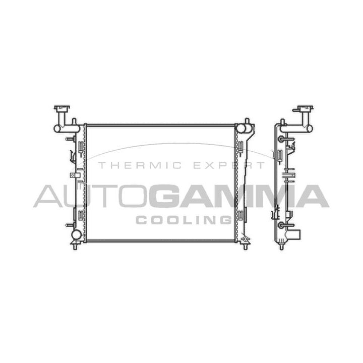 Radiatorius, variklio aušinimas AUTOGAMMA 105048