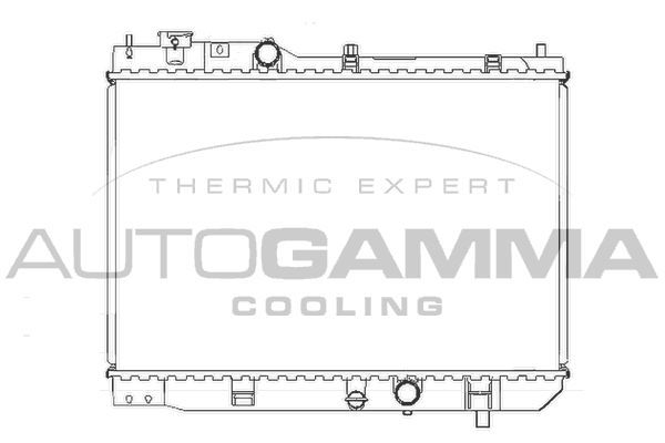 Radiatorius, variklio aušinimas AUTOGAMMA 105109