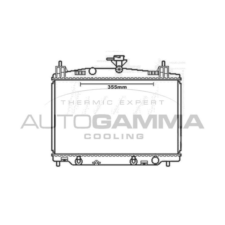 Radiatorius, variklio aušinimas AUTOGAMMA 105165