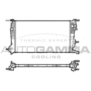 Radiatorius, variklio aušinimas AUTOGAMMA 105218