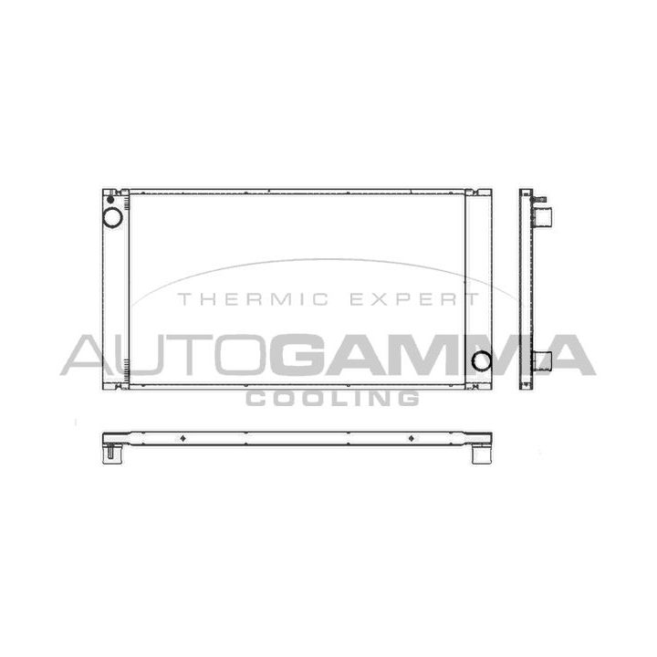 Radiatorius, variklio aušinimas AUTOGAMMA 105249