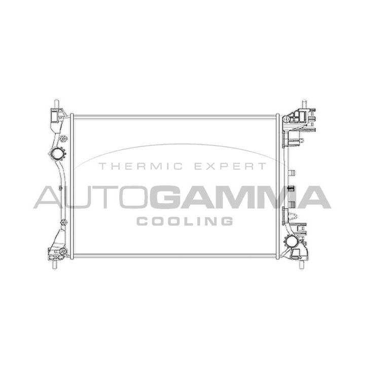 Radiatorius, variklio aušinimas AUTOGAMMA 105365