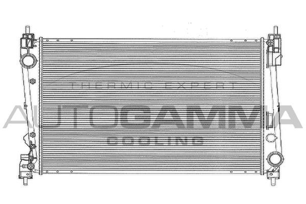 Radiatorius, variklio aušinimas AUTOGAMMA 105375