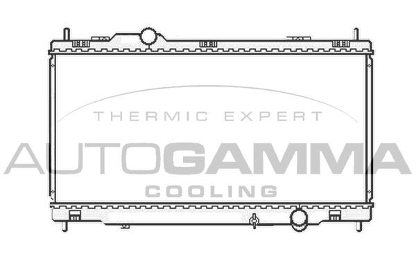 Radiatorius, variklio aušinimas AUTOGAMMA 105414