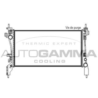 Radiatorius, variklio aušinimas AUTOGAMMA 105430