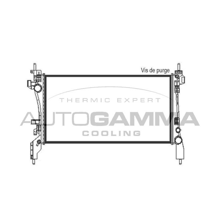 Radiatorius, variklio aušinimas AUTOGAMMA 105438