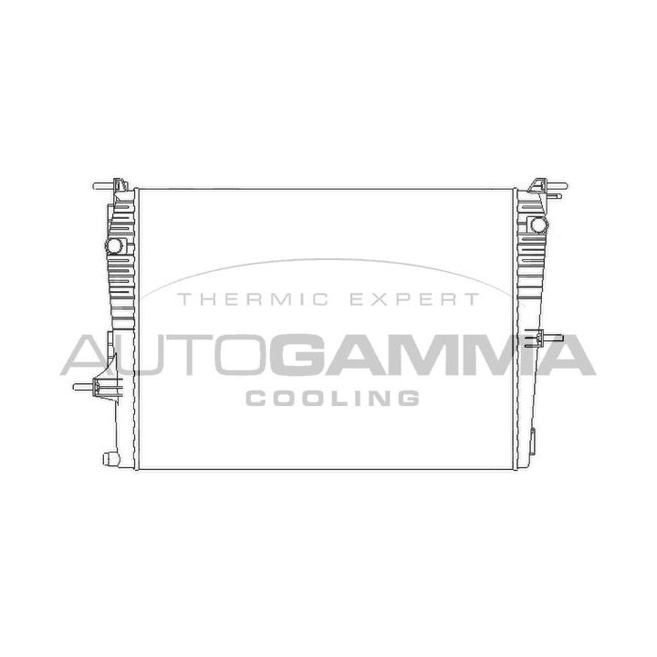 Radiatorius, variklio aušinimas AUTOGAMMA 105469