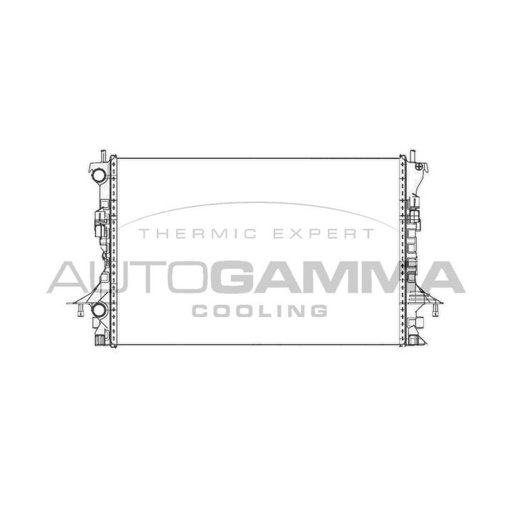 Radiatorius, variklio aušinimas AUTOGAMMA 105480