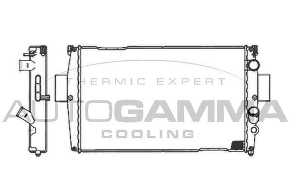 Radiatorius, variklio aušinimas AUTOGAMMA 105521