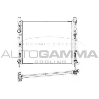 Radiatorius, variklio aušinimas AUTOGAMMA 105614