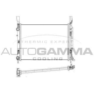 Radiatorius, variklio aušinimas AUTOGAMMA 105670