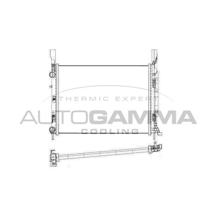 Radiatorius, variklio aušinimas AUTOGAMMA 105670