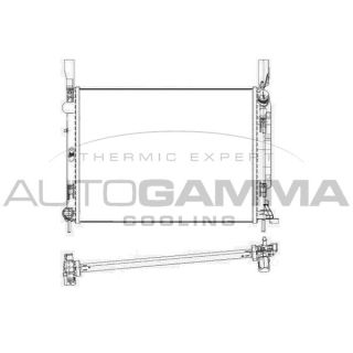 Radiatorius, variklio aušinimas AUTOGAMMA 105672