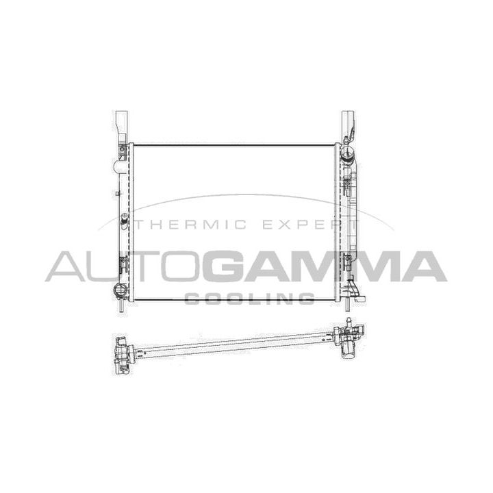 Radiatorius, variklio aušinimas AUTOGAMMA 105672