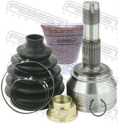 Jungčių komplektas, kardaninis velenas FEBEST 2510-BOX3TD