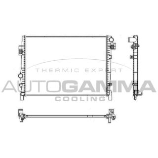Radiatorius, variklio aušinimas AUTOGAMMA 105693