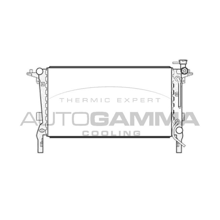 Radiatorius, variklio aušinimas AUTOGAMMA 105737