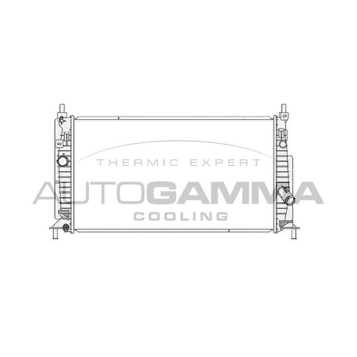 Radiatorius, variklio aušinimas AUTOGAMMA 105754