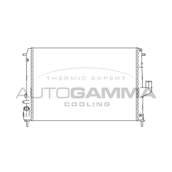 Radiatorius, variklio aušinimas AUTOGAMMA 105782
