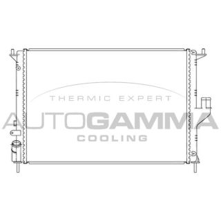 Radiatorius, variklio aušinimas AUTOGAMMA 105783